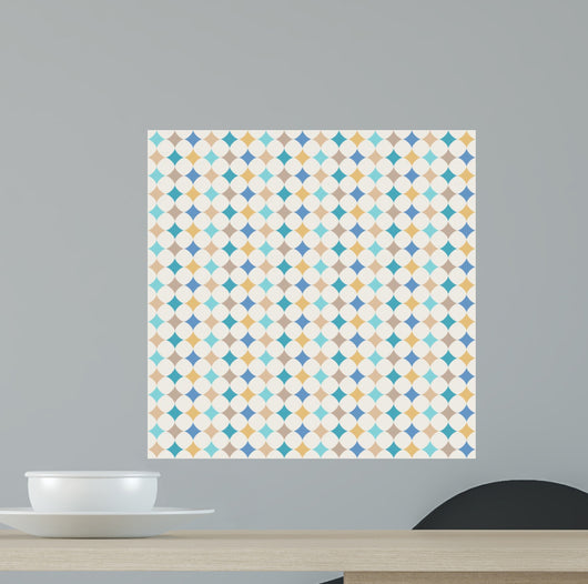 Vector Seamless Pattern Repeating Geometric Wall Decal