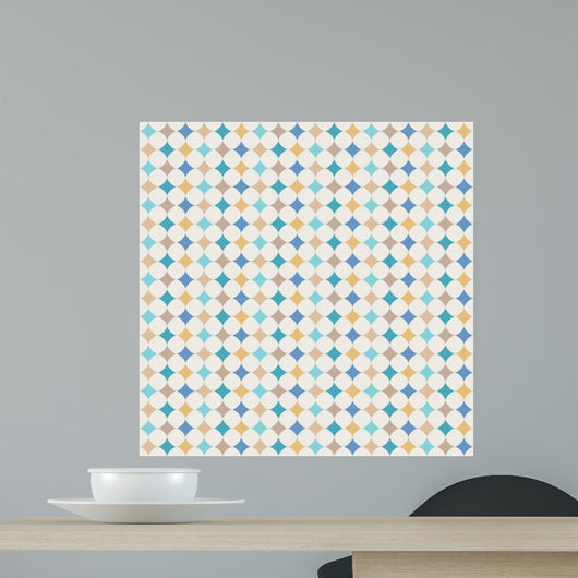 Vector Seamless Pattern Repeating Geometric Wall Decal