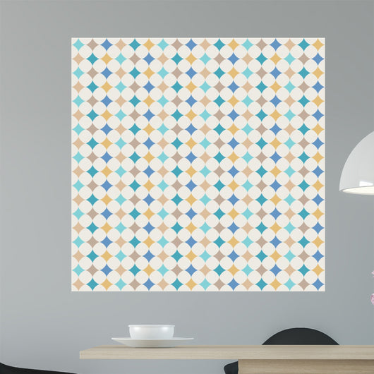 Vector Seamless Pattern Repeating Geometric Wall Decal