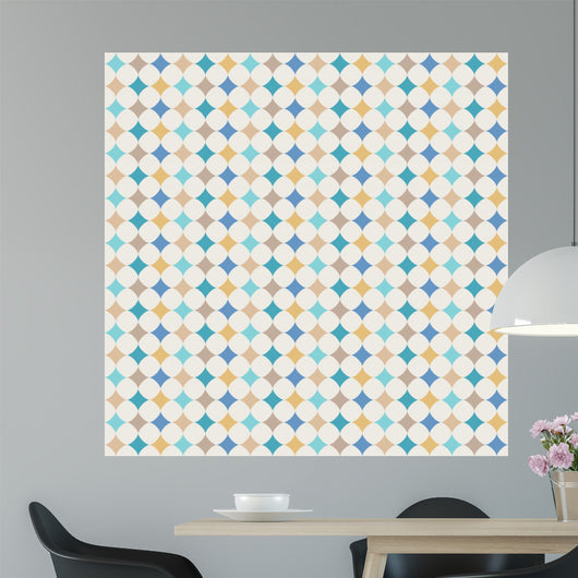 Vector Seamless Pattern Repeating Geometric Wall Decal