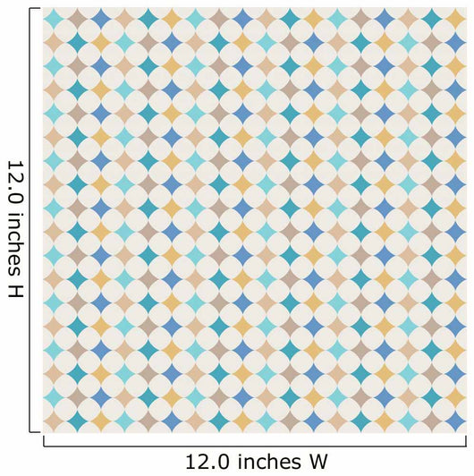 Vector Seamless Pattern Repeating Geometric Wall Decal