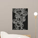 Seamless Abstract Marine Lace Wall Decal
