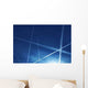 Contrail Dark Blue Sky Wall Decal