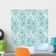 Seamless Floral Pattern Wall Decal Design 1