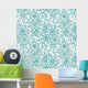 Seamless Floral Pattern Wall Decal Design 1