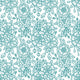 Seamless Floral Pattern Wall Decal Design 1