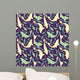 Fishes Seamless Pattern Wall Decal Design 1