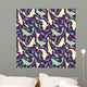 Fishes Seamless Pattern Wall Decal Design 1