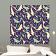 Fishes Seamless Pattern Wall Decal Design 1