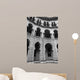 moorish architecture in black and white Wall Mural