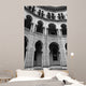 moorish architecture in black and white Wall Mural