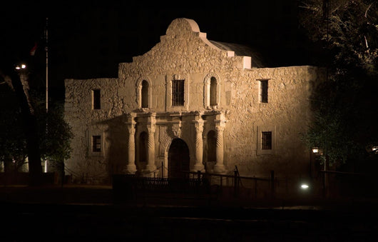 The Alamo at Night Wall Mural
