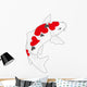 Carp Koi Heart Wall Decal