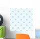 Seamless Pattern with Blue Wall Decal