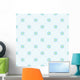 Seamless Pattern with Blue Wall Decal