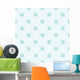 Seamless Pattern with Blue Wall Decal