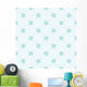 Seamless Pattern with Blue Wall Decal