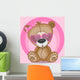 Bear in sunglasses Wall Mural