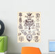 Vintage Ornaments Wall Mural