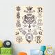 Vintage Ornaments Wall Mural