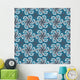 Seamless Flowers Wall Decal Design 1