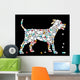 Tablets Pills Dog Wall Decal