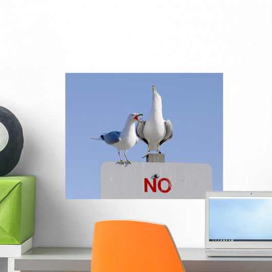  No! Wall Mural