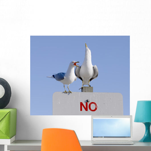  No! Wall Mural