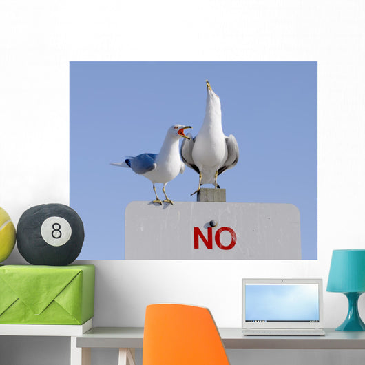  No! Wall Mural