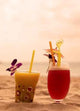 Cocktail Couple Sunset Wall Decal