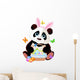 Cute Panda with Easter basket 