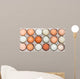 Colorful chicken eggs in tray Wall Mural