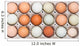 Colorful chicken eggs in tray Wall Mural