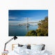 San Francisco City Panorama and Bay Bridge Wall Mural