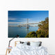 San Francisco City Panorama and Bay Bridge Wall Mural