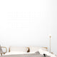 Abstract Modern White Tile Wall Decal
