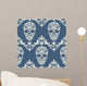 Skull Swirl Decorative Pattern Wall Decal