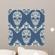 Skull Swirl Decorative Pattern Wall Decal