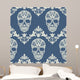 Skull Swirl Decorative Pattern Wall Decal