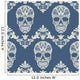 Skull Swirl Decorative Pattern Wall Decal