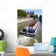 Tourist Boat Paris Wide Wall Decal