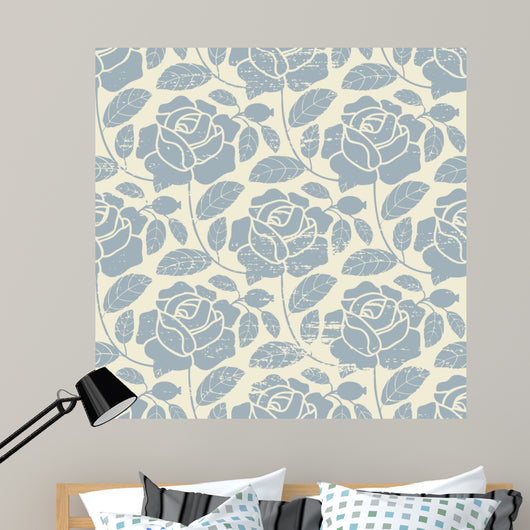Vintage Vector Seamless Pattern Wall Decal