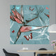Bird Paradise Flowers Seamless Wall Decal
