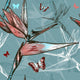 Bird Paradise Flowers Seamless Wall Decal