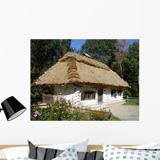 Traditional Ukrainian House Wall Decal