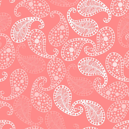Seamless Paisley Pattern Wall Decal