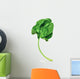 Fresh green leaf spinach, vector illustration Wall Decal