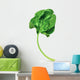 Fresh green leaf spinach, vector illustration Wall Decal
