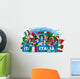 Italian Soccer Fans Wall Decal