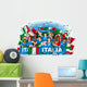 Italian Soccer Fans Wall Decal